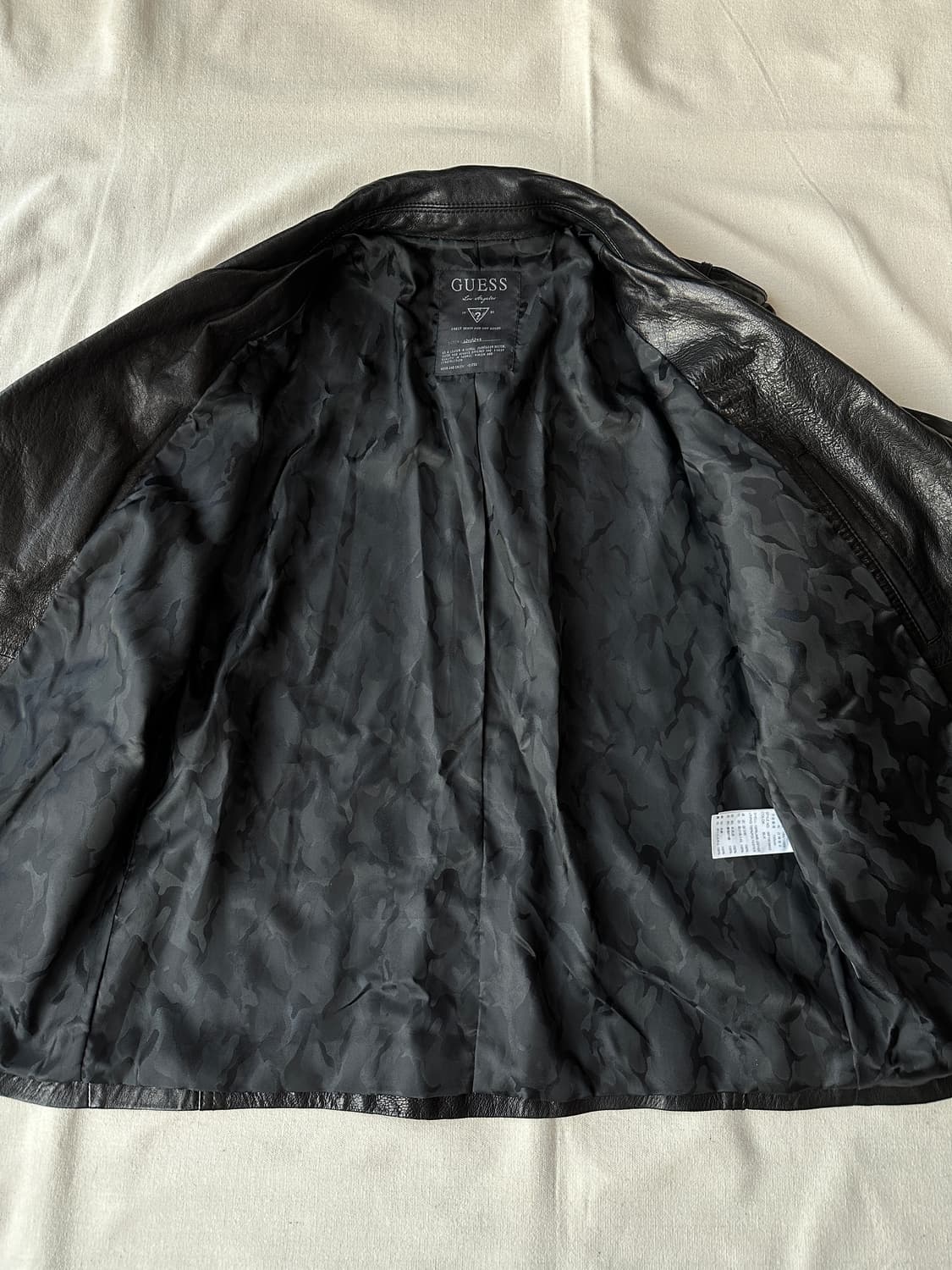 게스 양가죽 라이더 자켓 100 상품이미지6