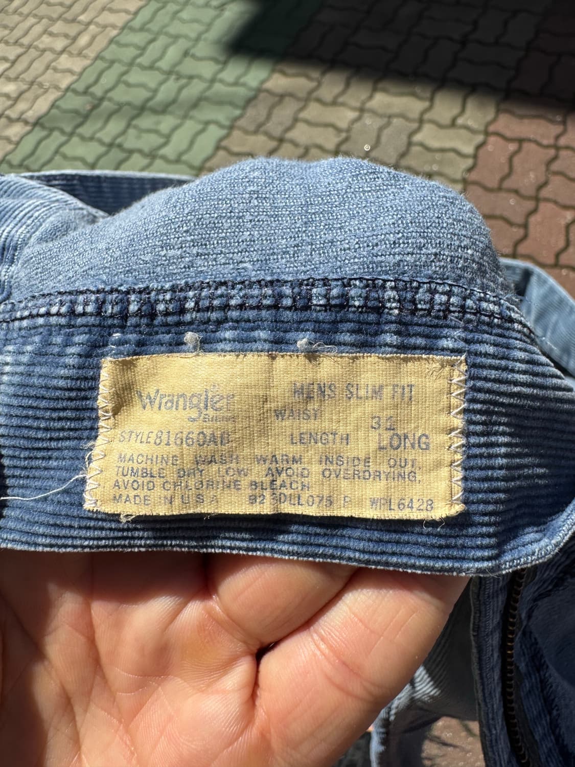 80s Vintage Wrangler Corduroy Pants  상품이미지6