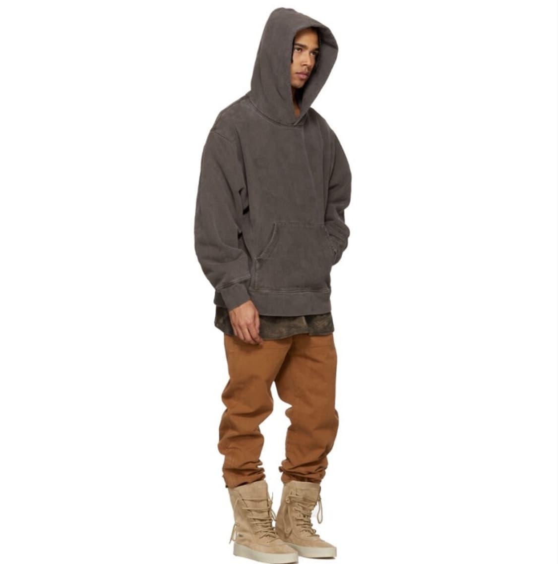 이지 시즌3 다크브라운 후드 상품이미지2