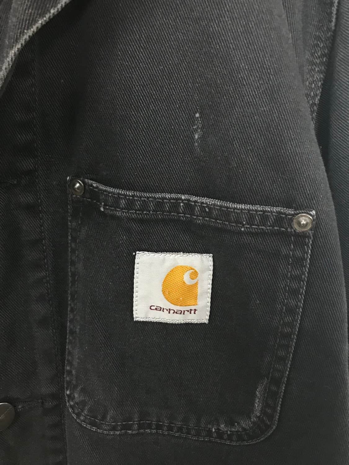 칼하트 자수로고 데님 미시건 초어 자켓 상품이미지5