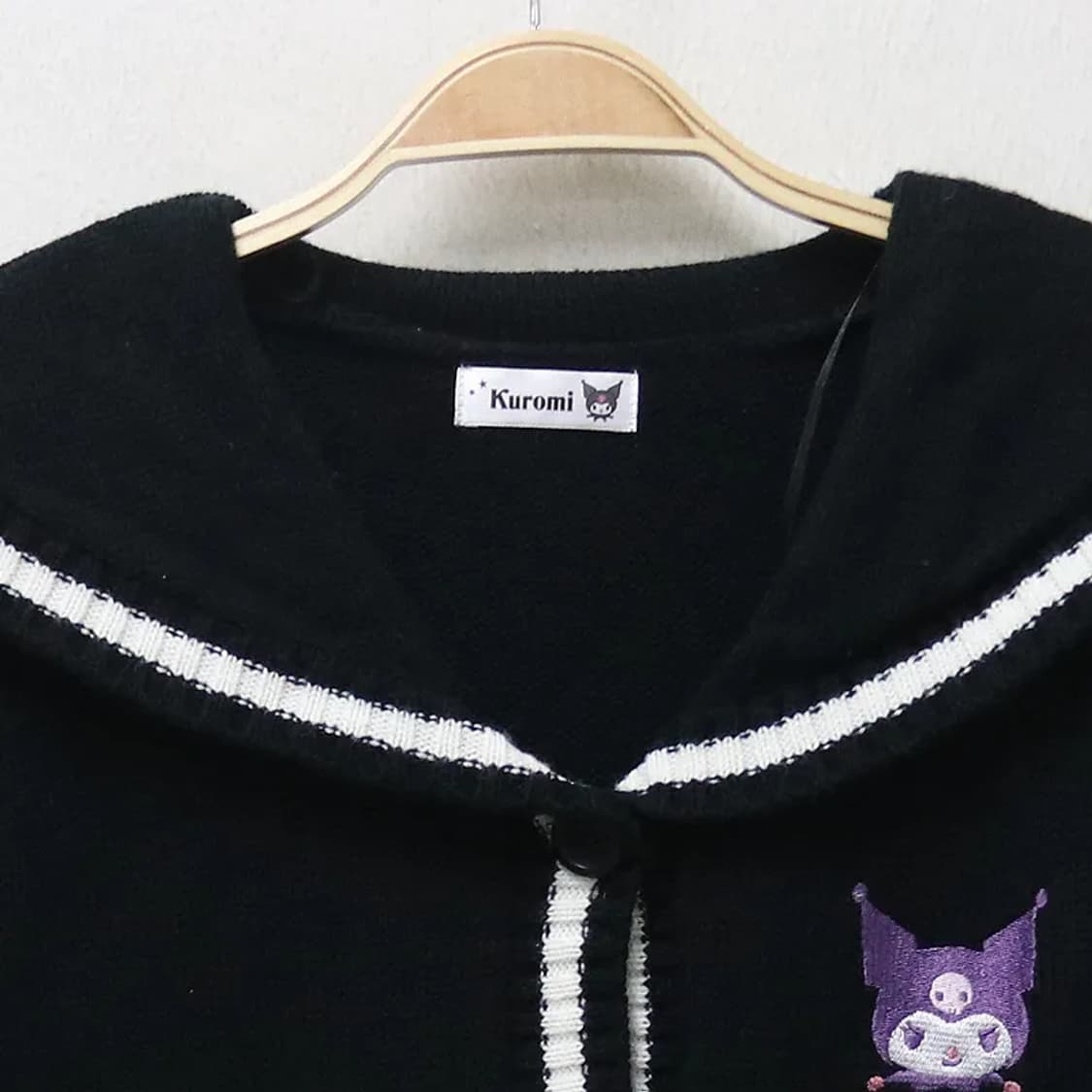 쿠로미 프레피룩 자수 포인트 가디건 62429 상품이미지3