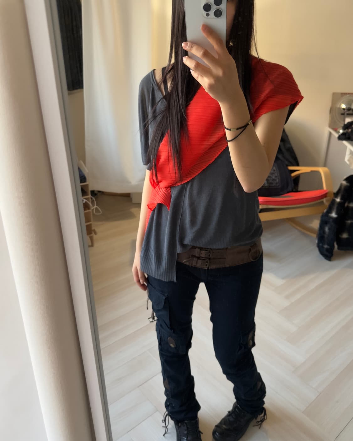 [Alexander Wang] V-Neck Knit Tee 상품이미지4