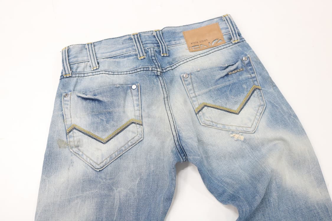 ENERGIE 에너지 빈티지 워싱 부츠컷 데님 팬츠 (W30 L34) 상품이미지7