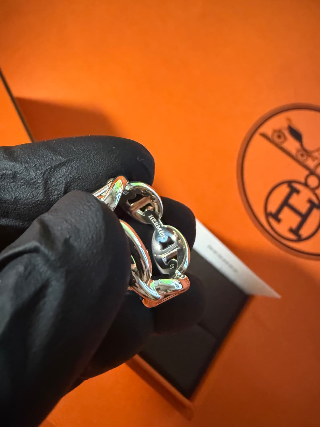 에르메스 샹달반지 실버 55사이즈 상품이미지2