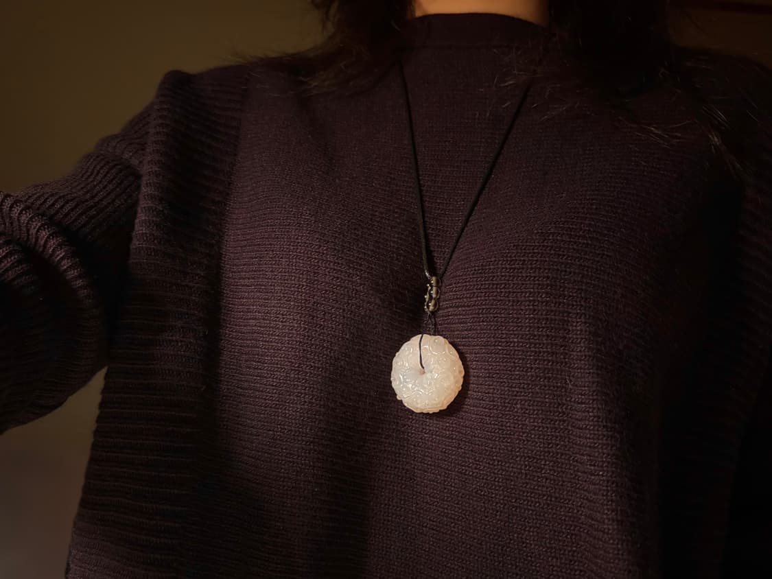 [Only4U] 오리엔탈 볼드 연꽃 평안구 목걸이 상품이미지5