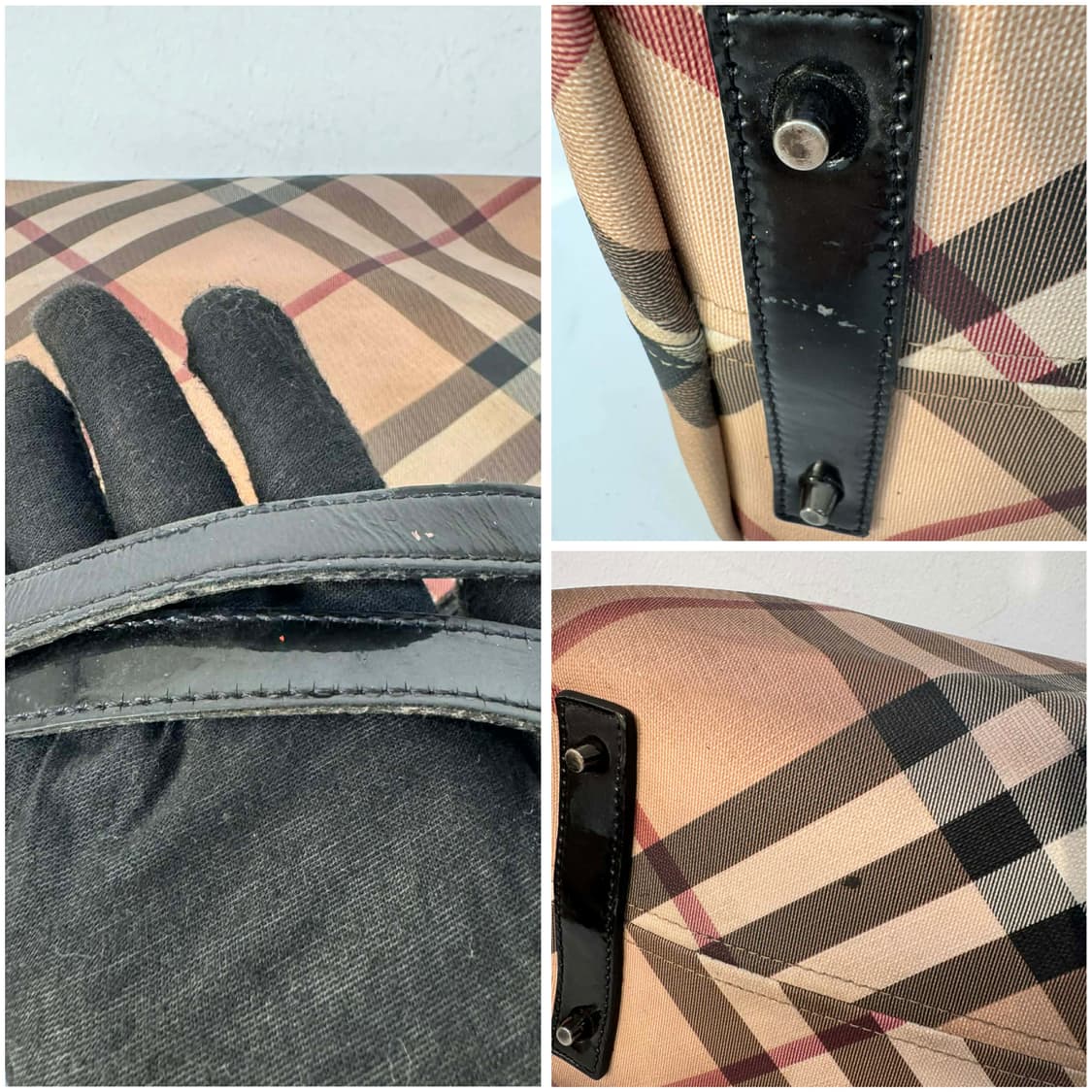 버버리 노바체크 숄더 토트백 상품이미지9