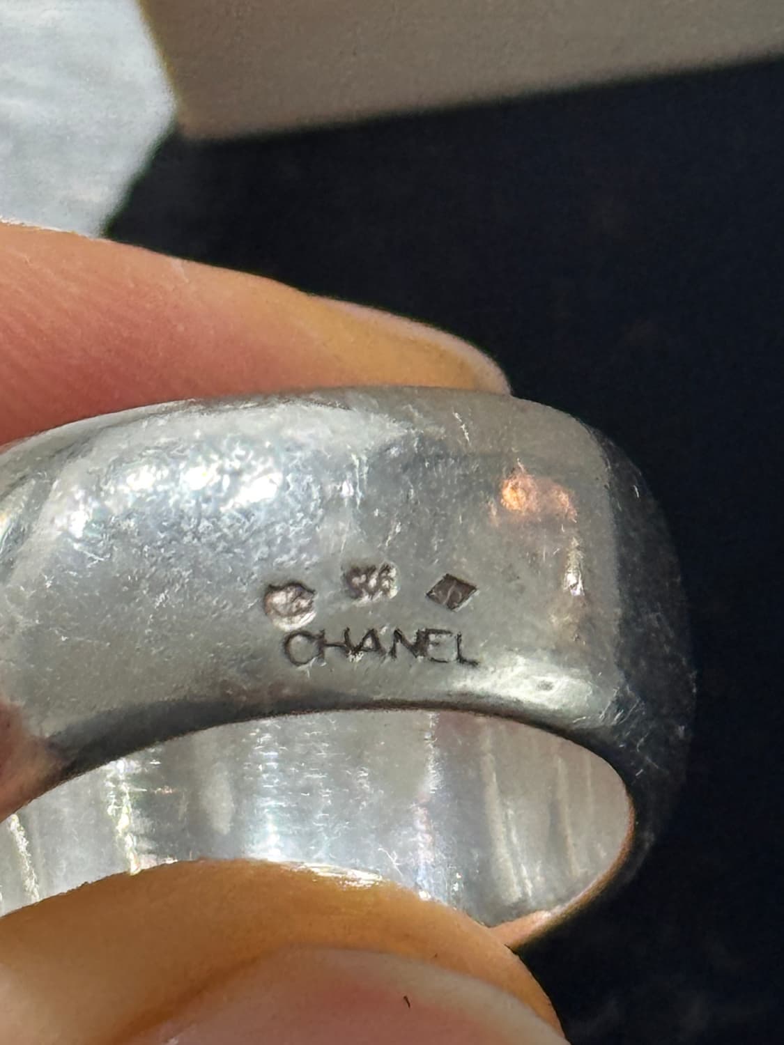 vintage chanel 925 silver ring 상품이미지8