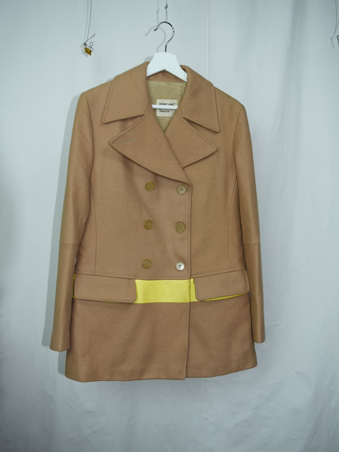 Helmut lang A/W1997 painted wool coat 40 상품이미지1