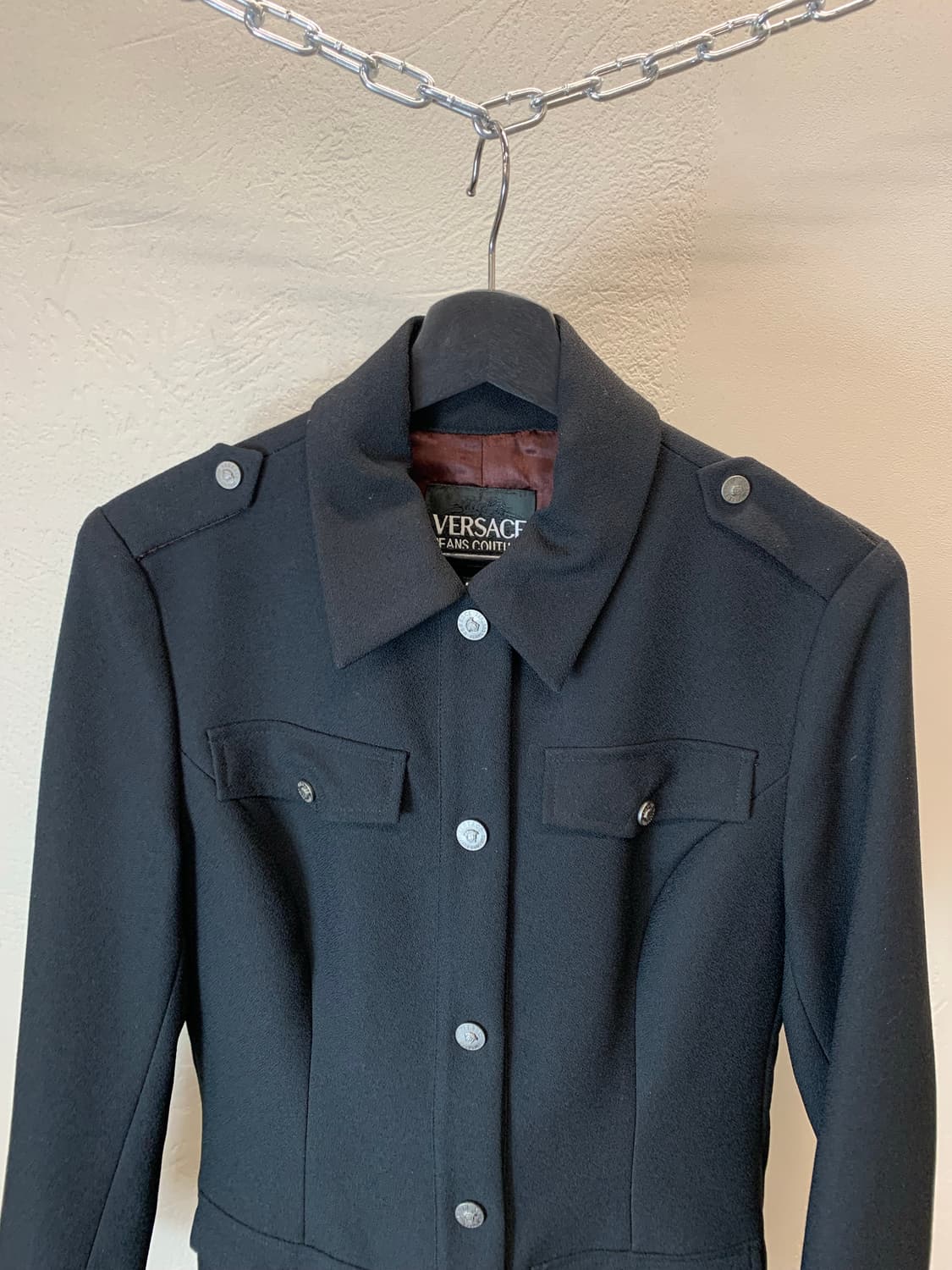 베르사체 디테일 코트 상품이미지2