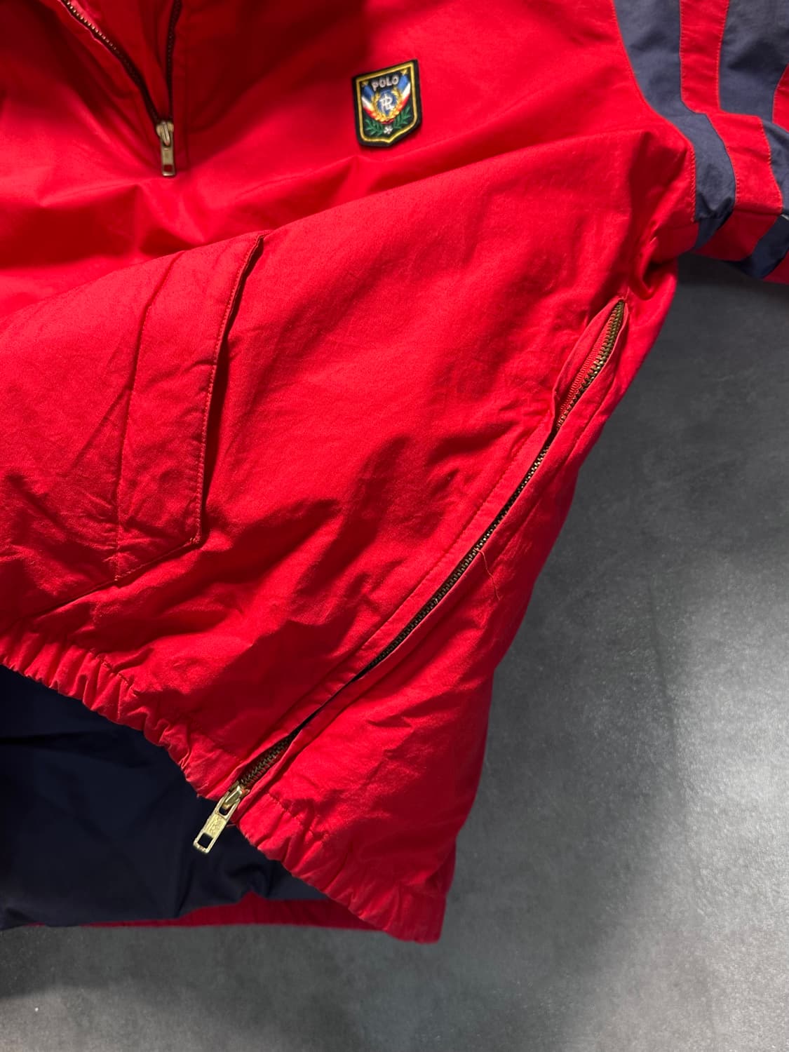 80s 폴로 랄프로렌 유니 크레스트 다운 아노락 (va.63) 상품이미지6