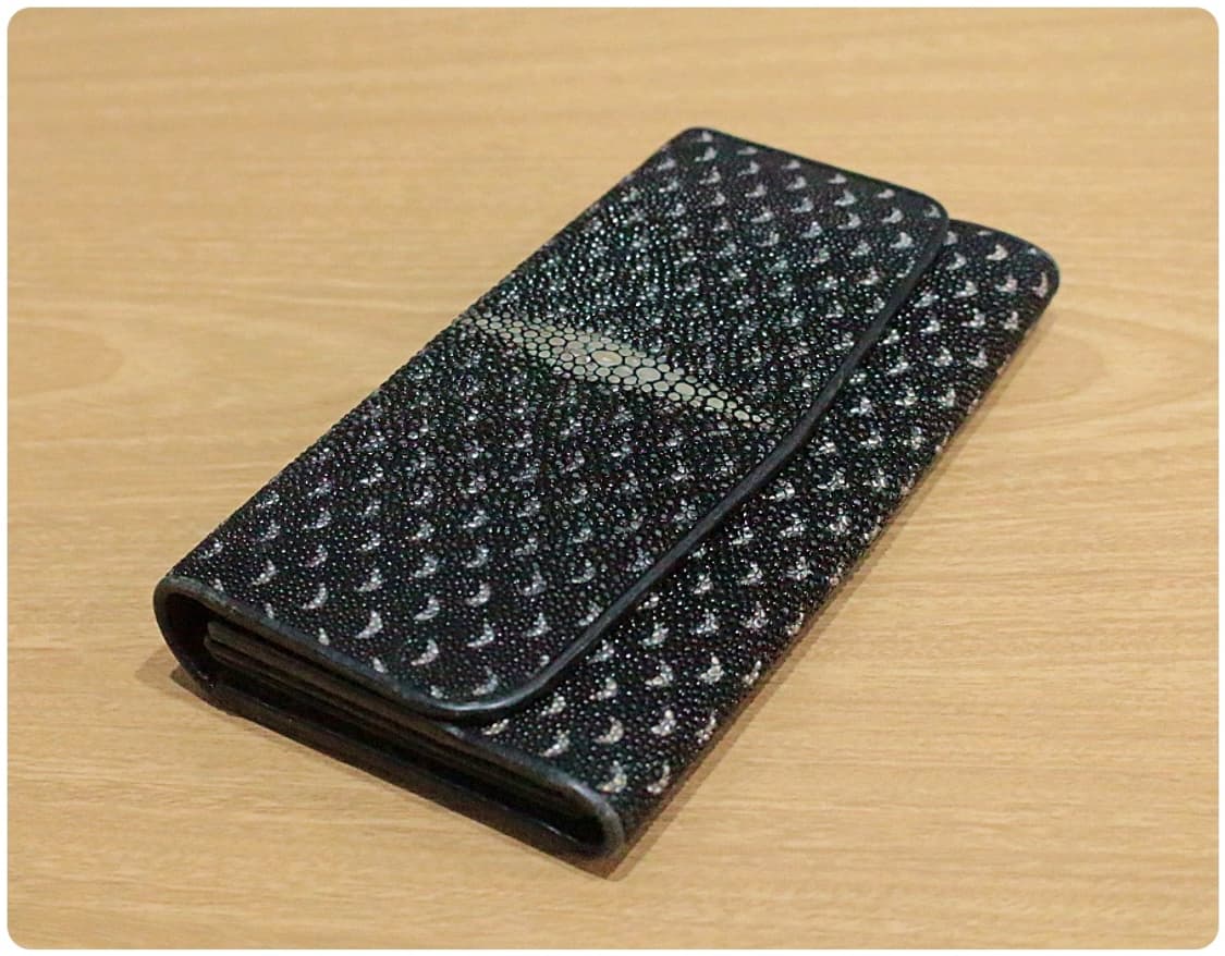 리얼 가오리 가죽 장지갑 상품이미지3