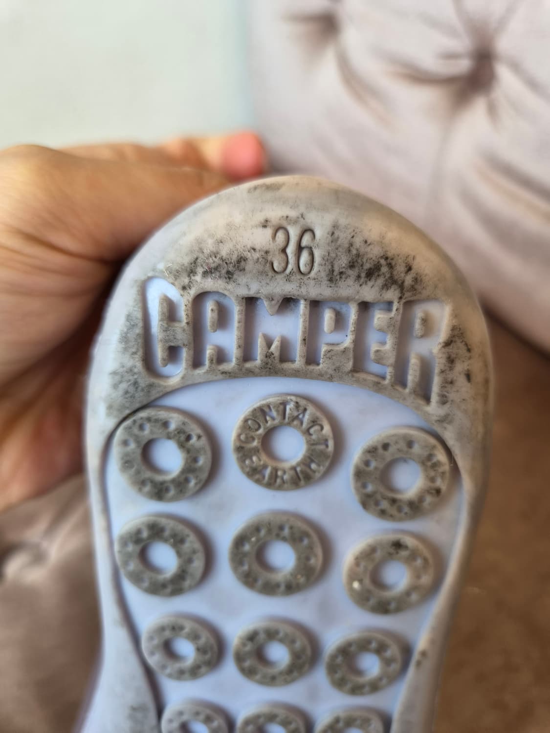 캠퍼 camper 여성 퍼플페어가죽스니커즈 36사이즈 상품이미지8