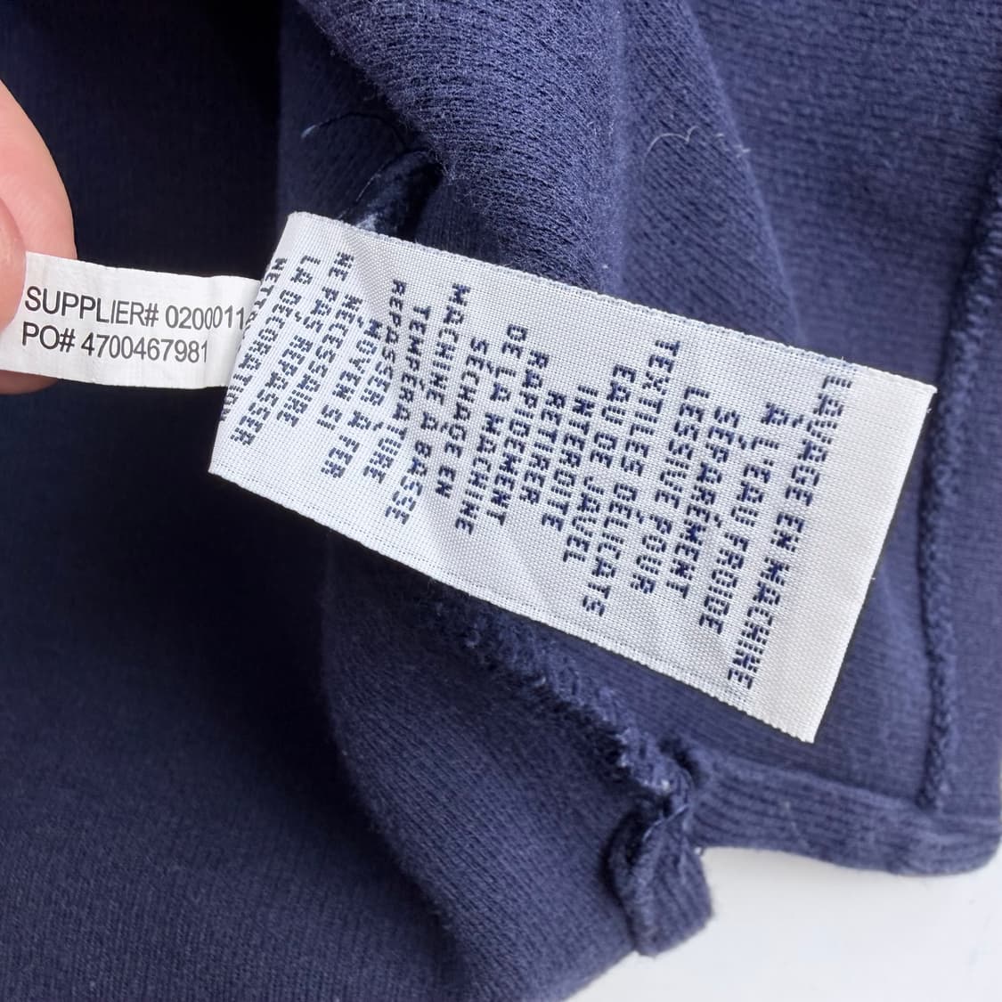 폴로 랄프로렌 하프 반집업 네이비 상품이미지7