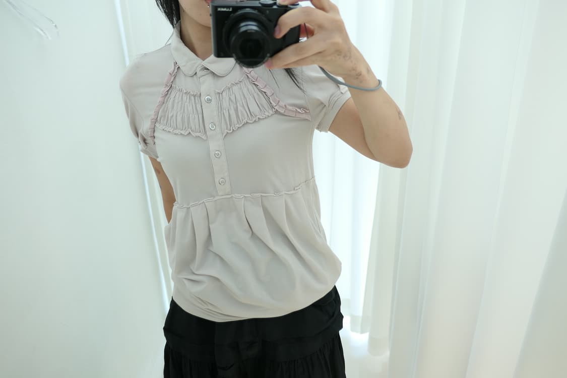 Adidas x Stella McCartney Frill top 상품이미지10