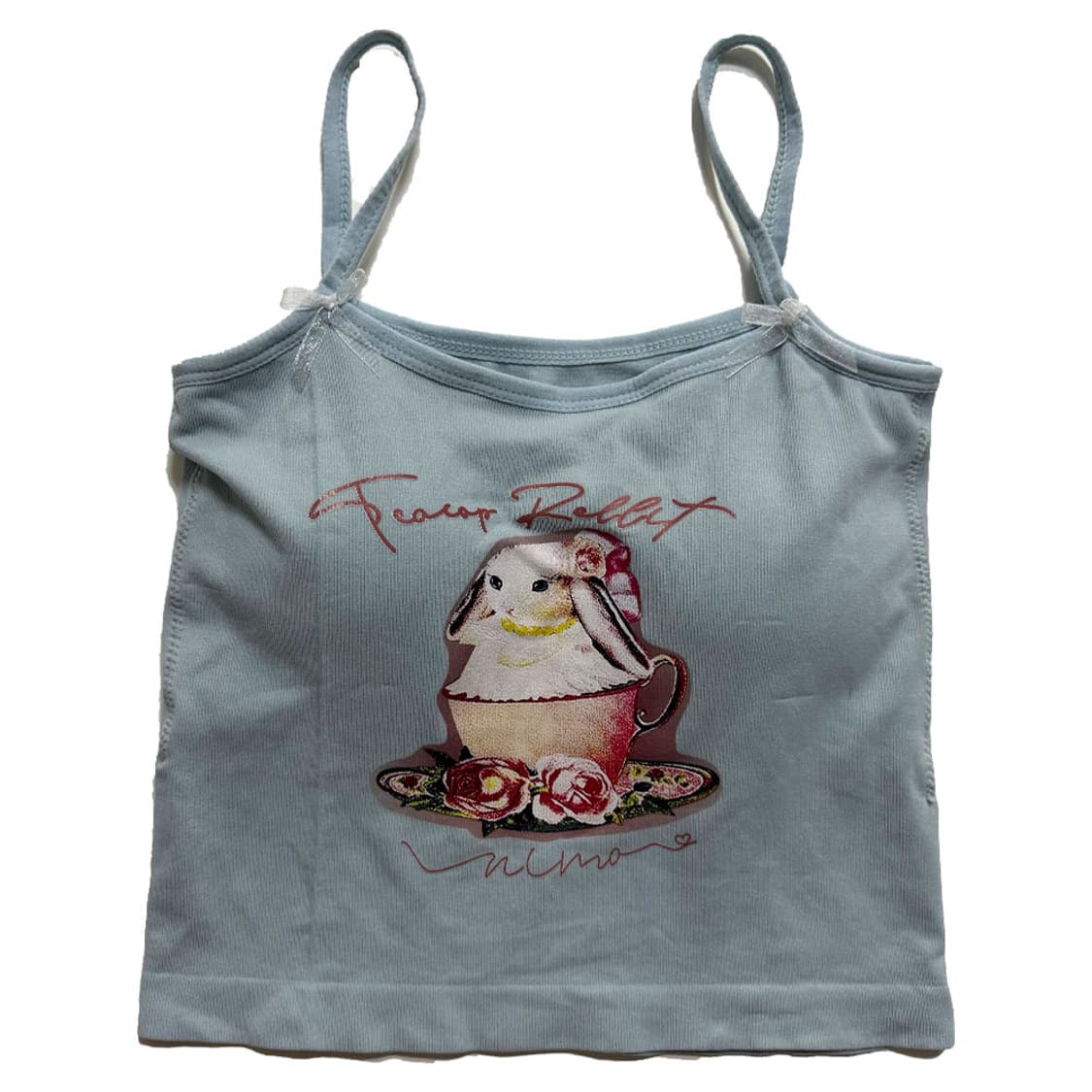 새상품 토끼 끈나시 (스카이블루) 상품이미지1