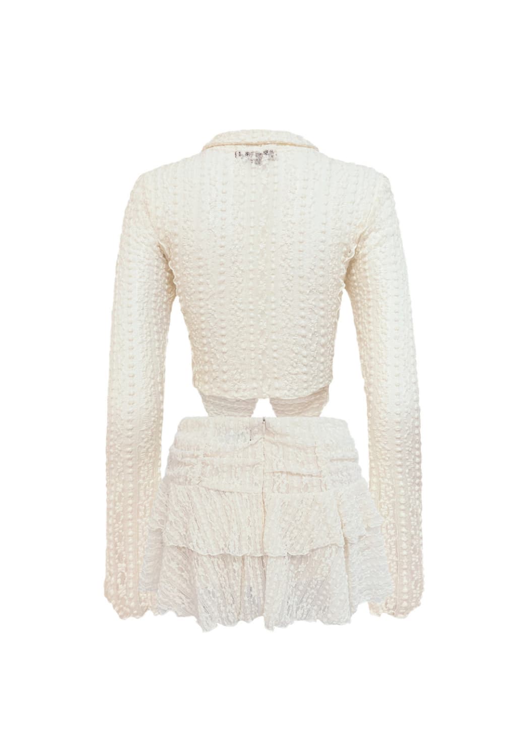 익스파이어드걸 클로이 레이스 투피스 블라우스 스커트 상품이미지2