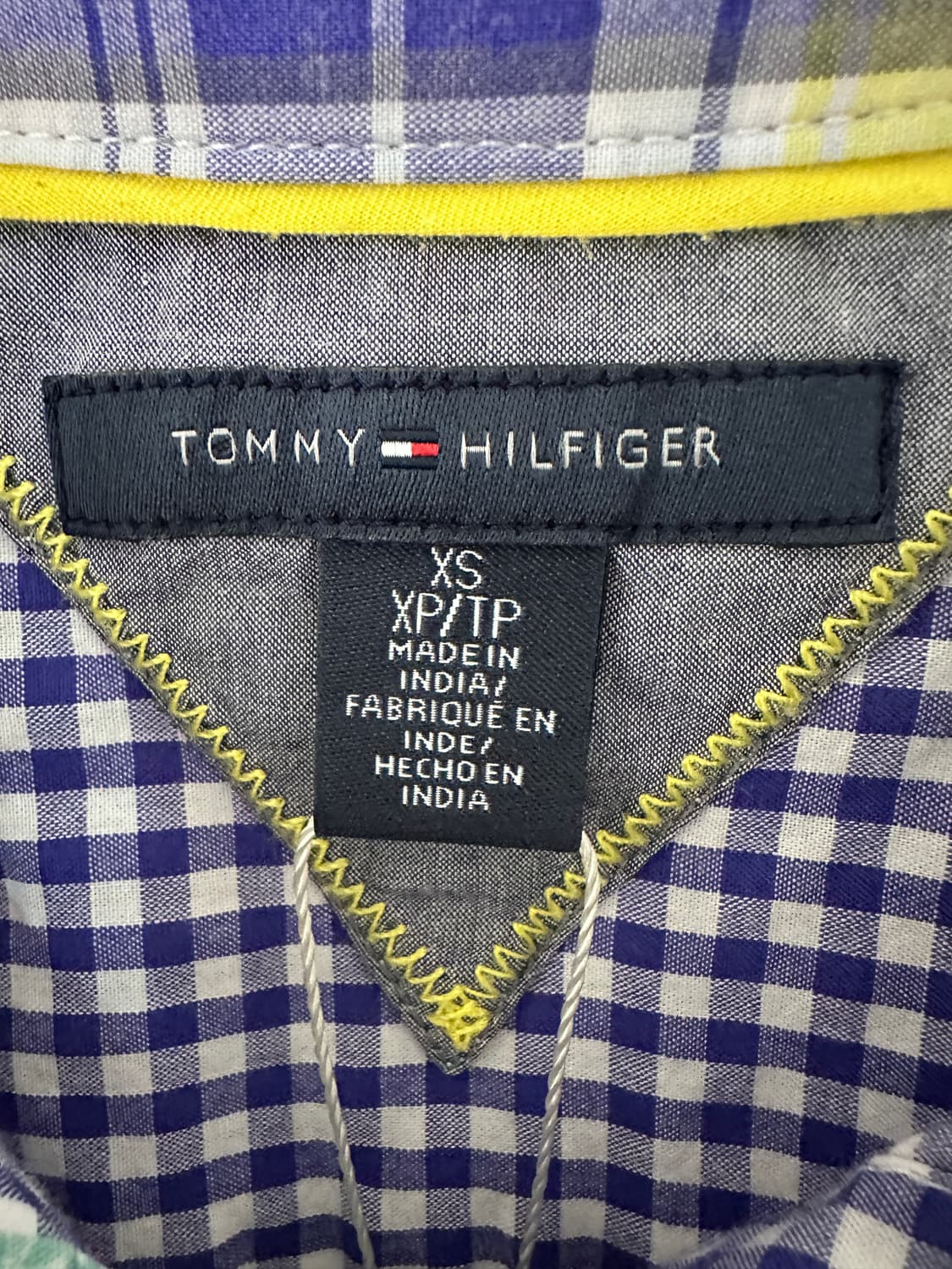 타미힐피거 체크 셔츠 남방 (사이즈 XS) 상품이미지7