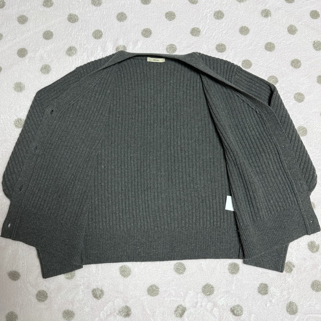 메리앤 뮤즈가디건 차콜그레이 상품이미지4