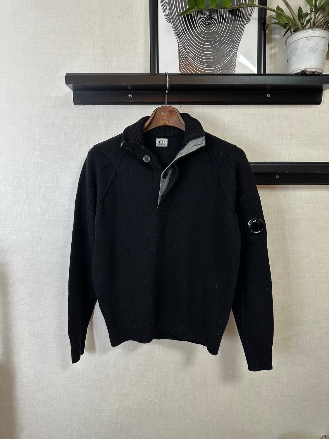 씨피컴퍼니 니트 반집업 M(48) 상품이미지1