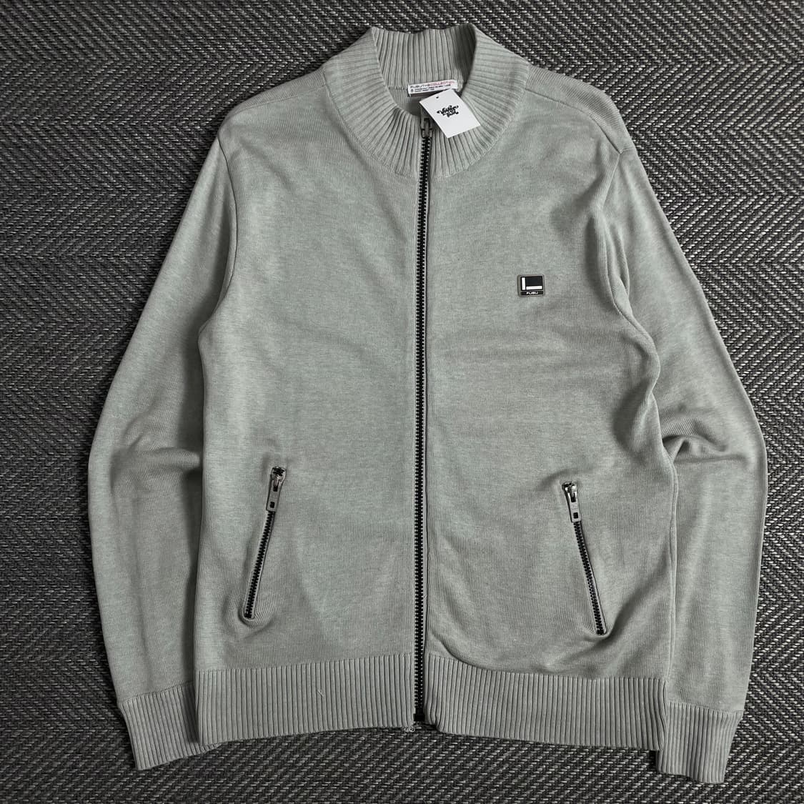 00s 후부 빅로고 올드스쿨 니트 집업o 3190 상품이미지2