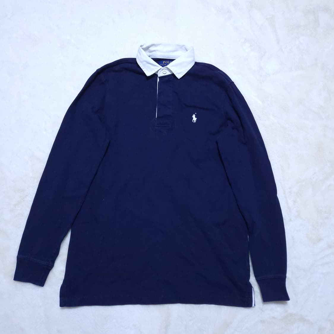 폴로 럭비 긴팔티셔츠 M 0302 뽀샤샤 상품이미지1