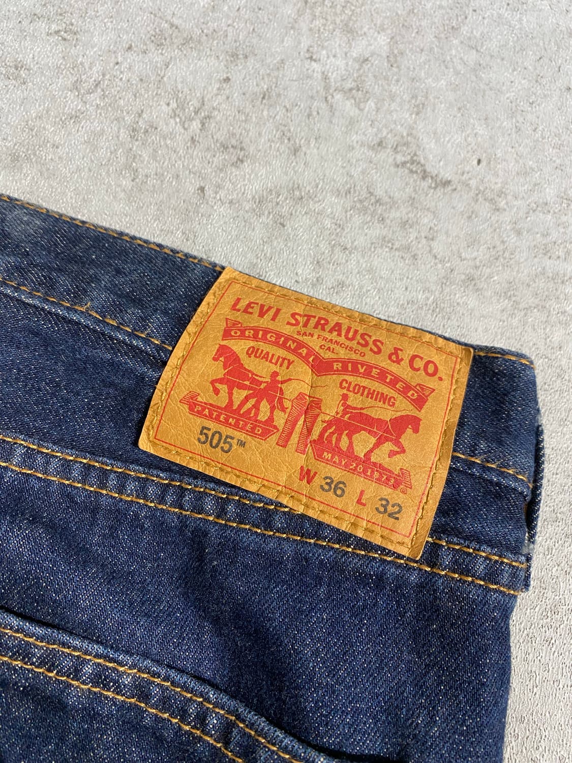 [36] Levi's 505 리바이스 레귤러핏 데님팬츠 상품이미지7