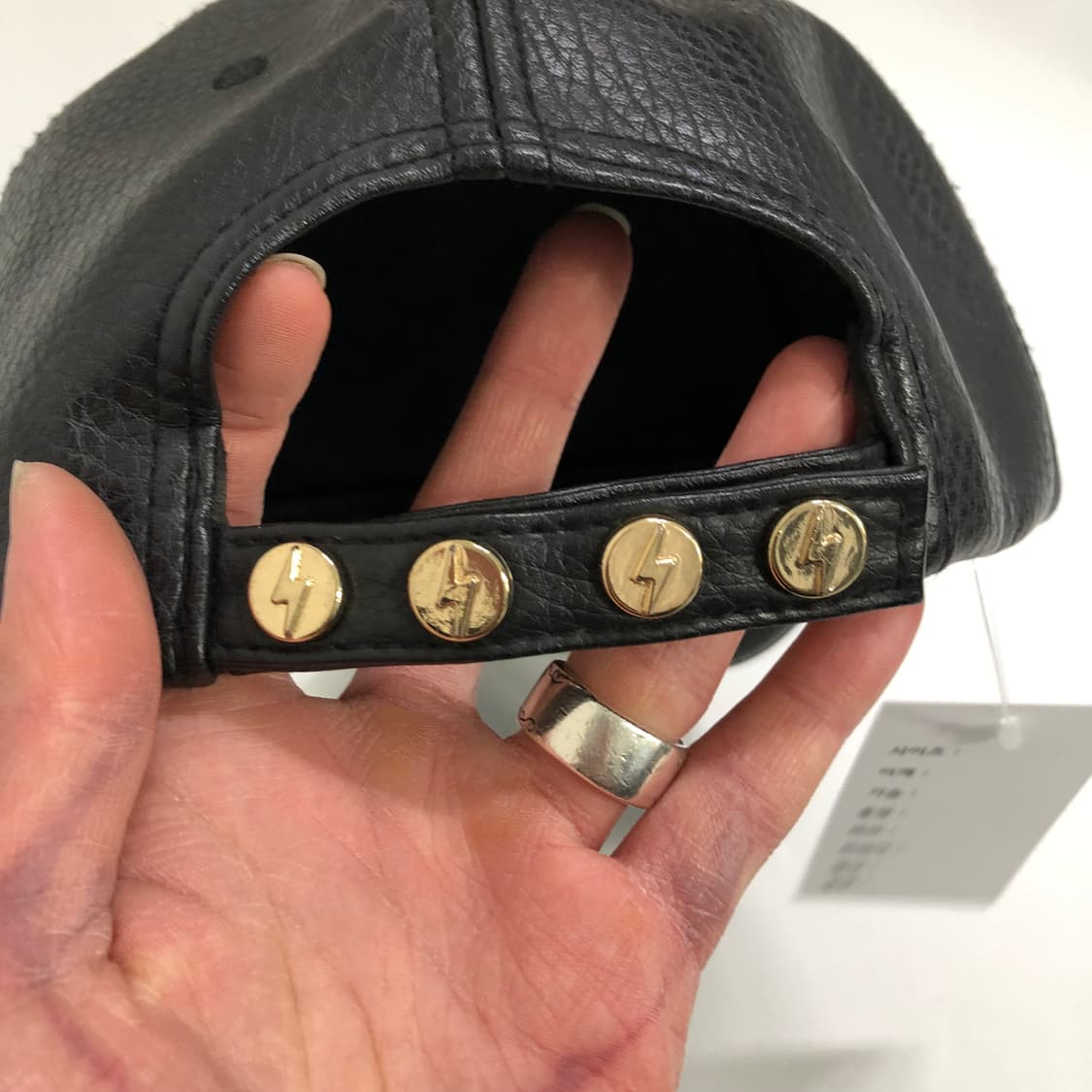 ICNMB USA 레더 볼캡 릭오웬스맛  상품이미지2