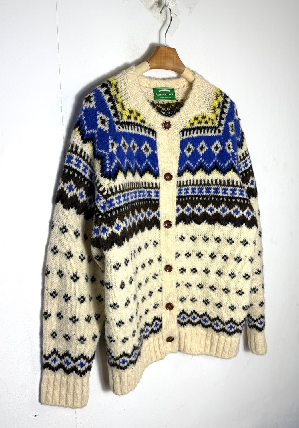 그린버터 그린버터가디건 노르딕가디건 노르딕패턴 가디건  상품이미지1