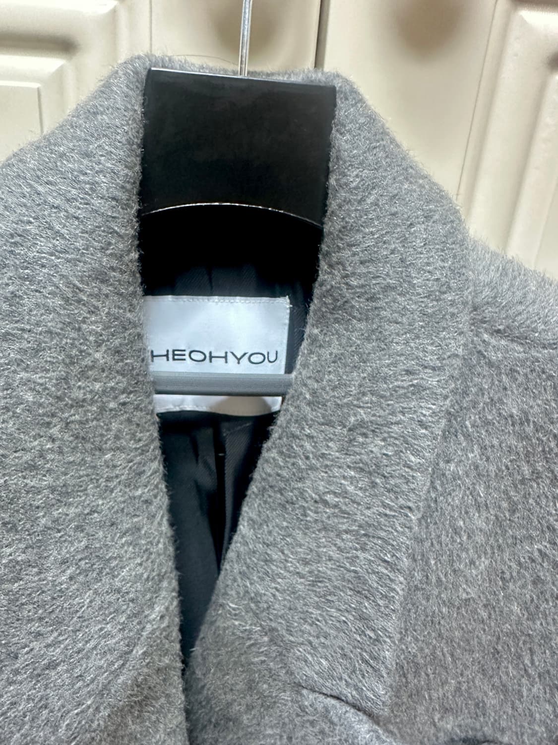 더오유 카리나 코트 (그레이) 상품이미지4