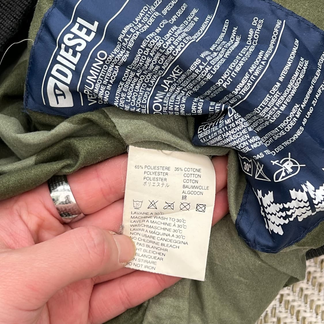 디젤 패딩 블루종 r2113 상품이미지7