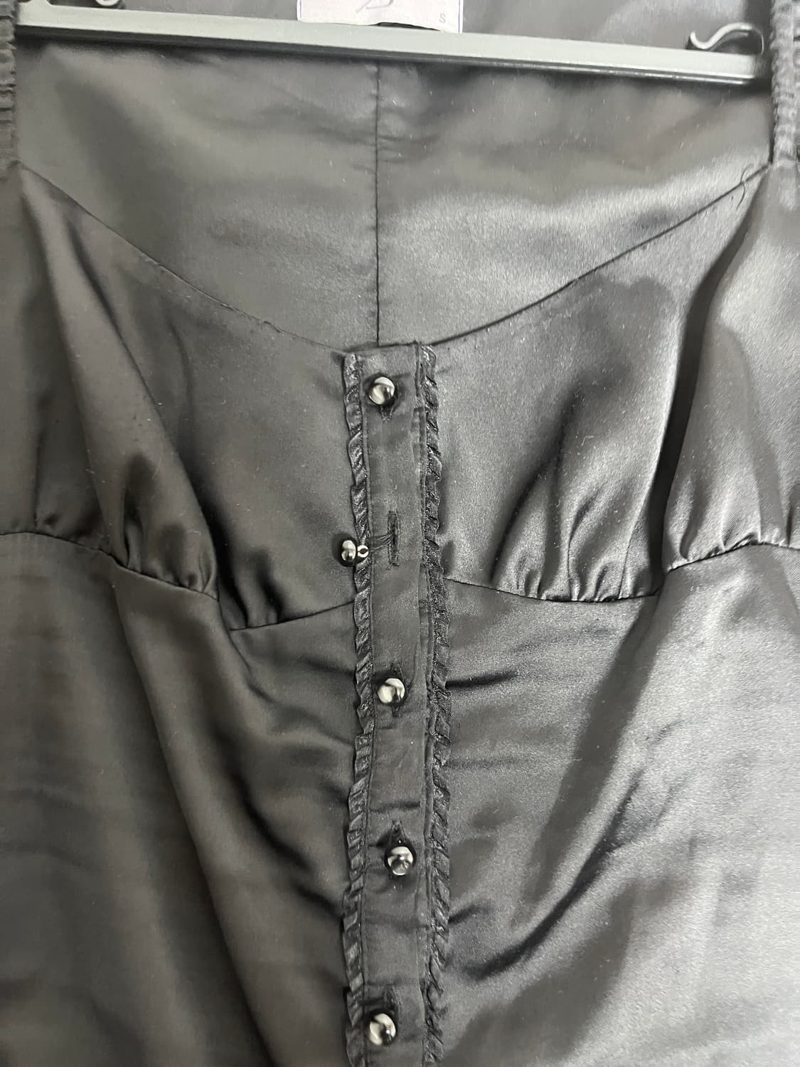 보헤미안서울 보헴서 새틴원피스 블랙 S 상품이미지4