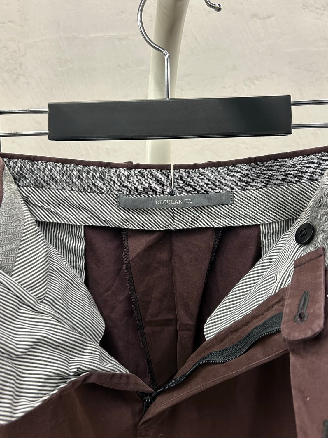 Ermenegildo Zegna 제냐 브릭스톤 갈색 면바지 상품이미지5