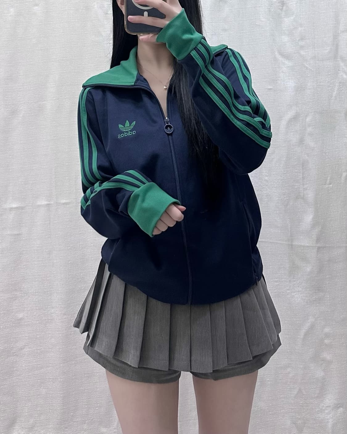 아디다스 네이비 그린 져지 상품이미지2