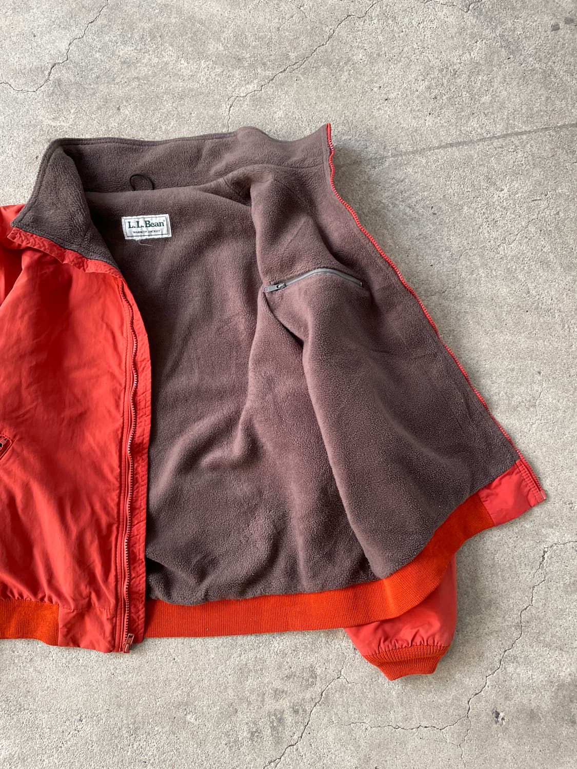 80-90s L.L. bean Warm-up Jacket carrot 상품이미지4