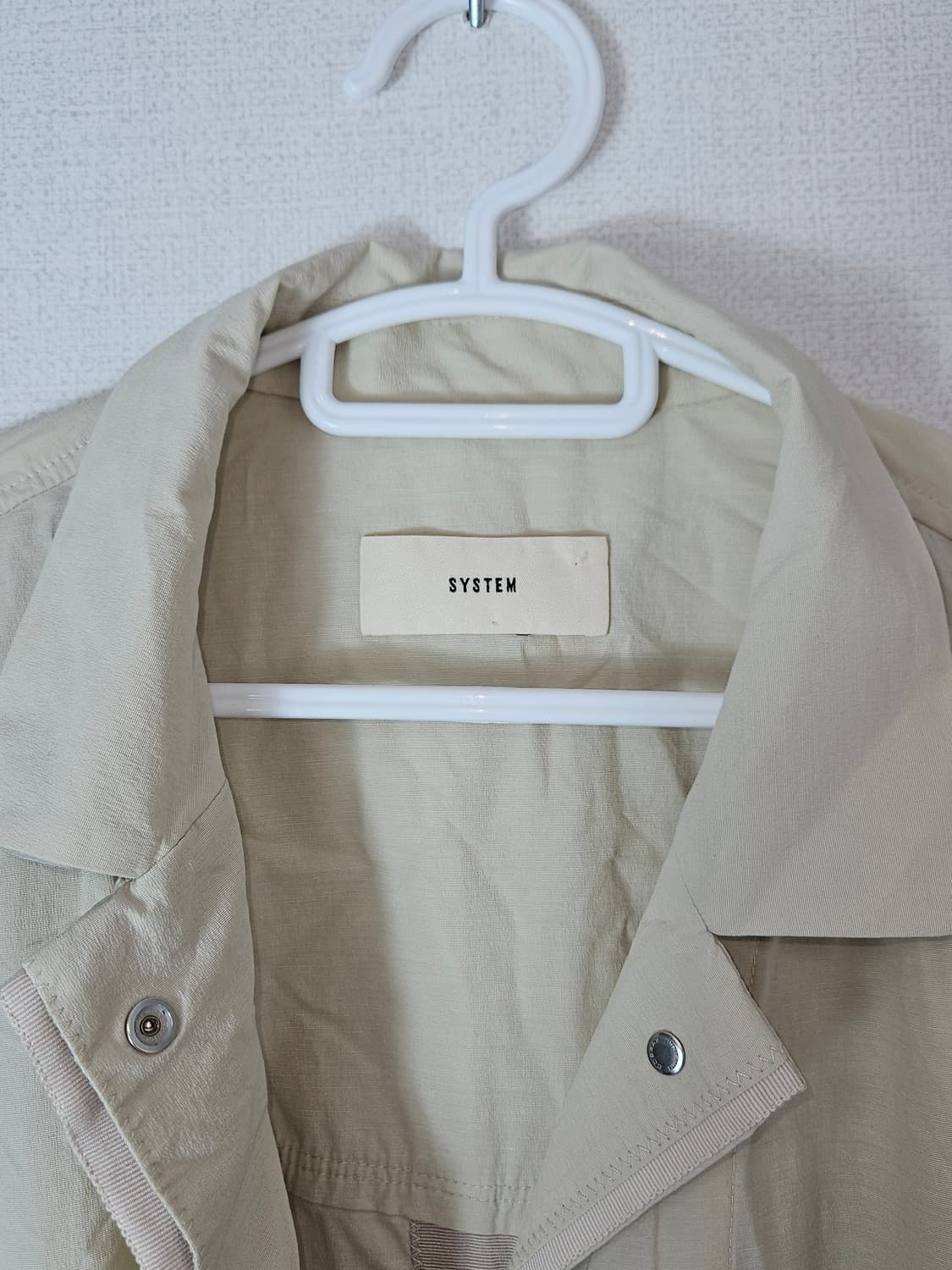 시스템 한섬 SYSTEM 우븐 롱 트렌치코트 베이지 88 상품이미지4