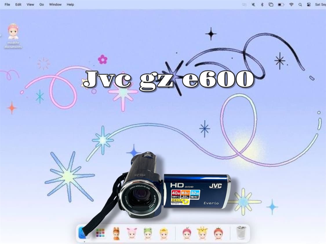 S급/ 기능 다수/jvc e600 빈티지 캠코더 블루 상품이미지1