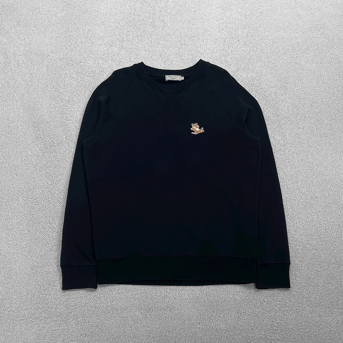 메종키츠네 칠렉스 폭스 맨투맨 블랙 상품이미지1