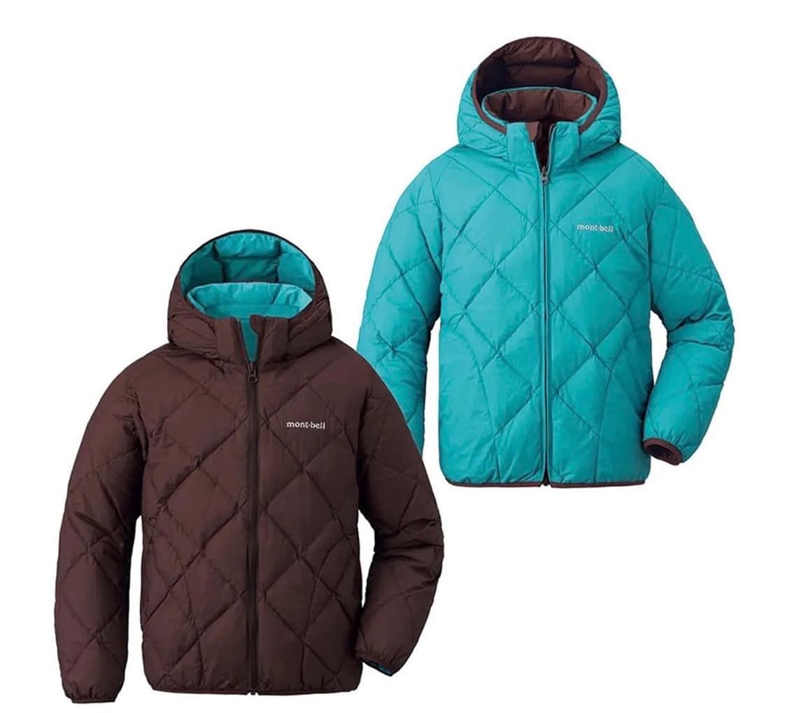 몽벨 리버시블 패딩 키즈 160 민트초코 상품이미지1