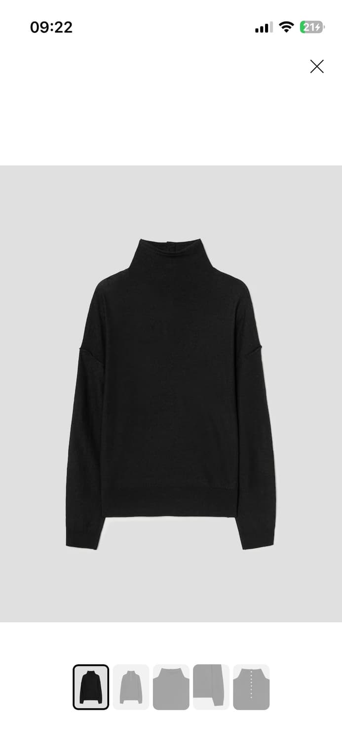 anggae Half Neck Button Pullover 상품이미지5