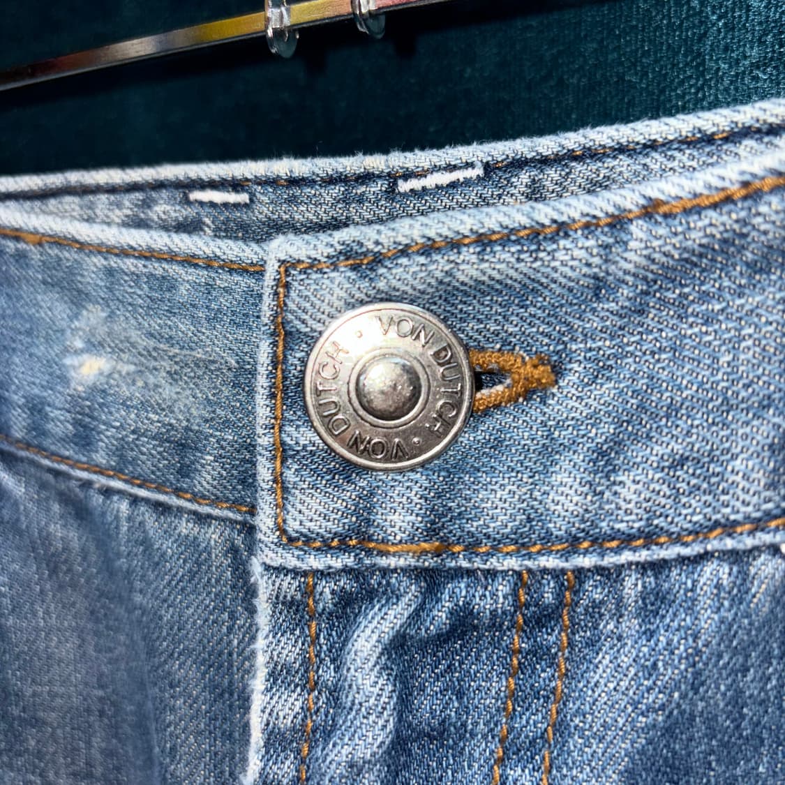 (33) 본더치 연청 와이드 데님 팬츠 상품이미지6