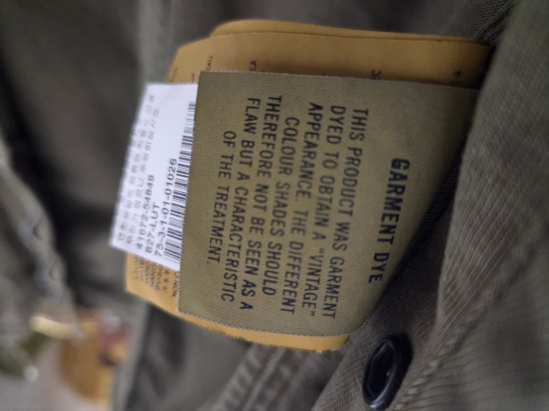 몽클레어 환절기 코튼자켓 Garment Dye 상품이미지8