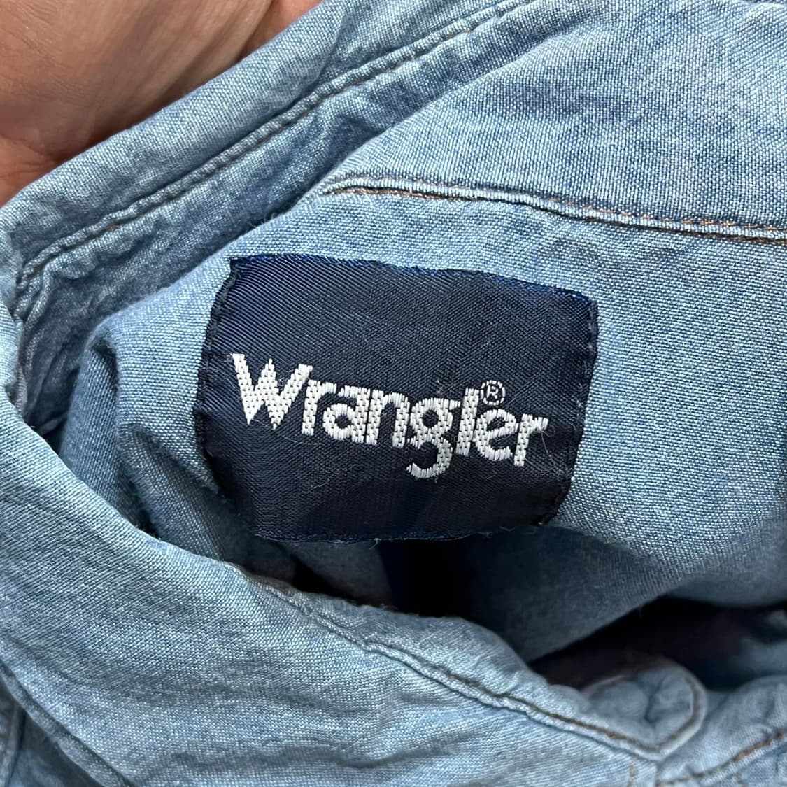  랭글러 자수 웨스턴 데님 셔츠 y14647 상품이미지6