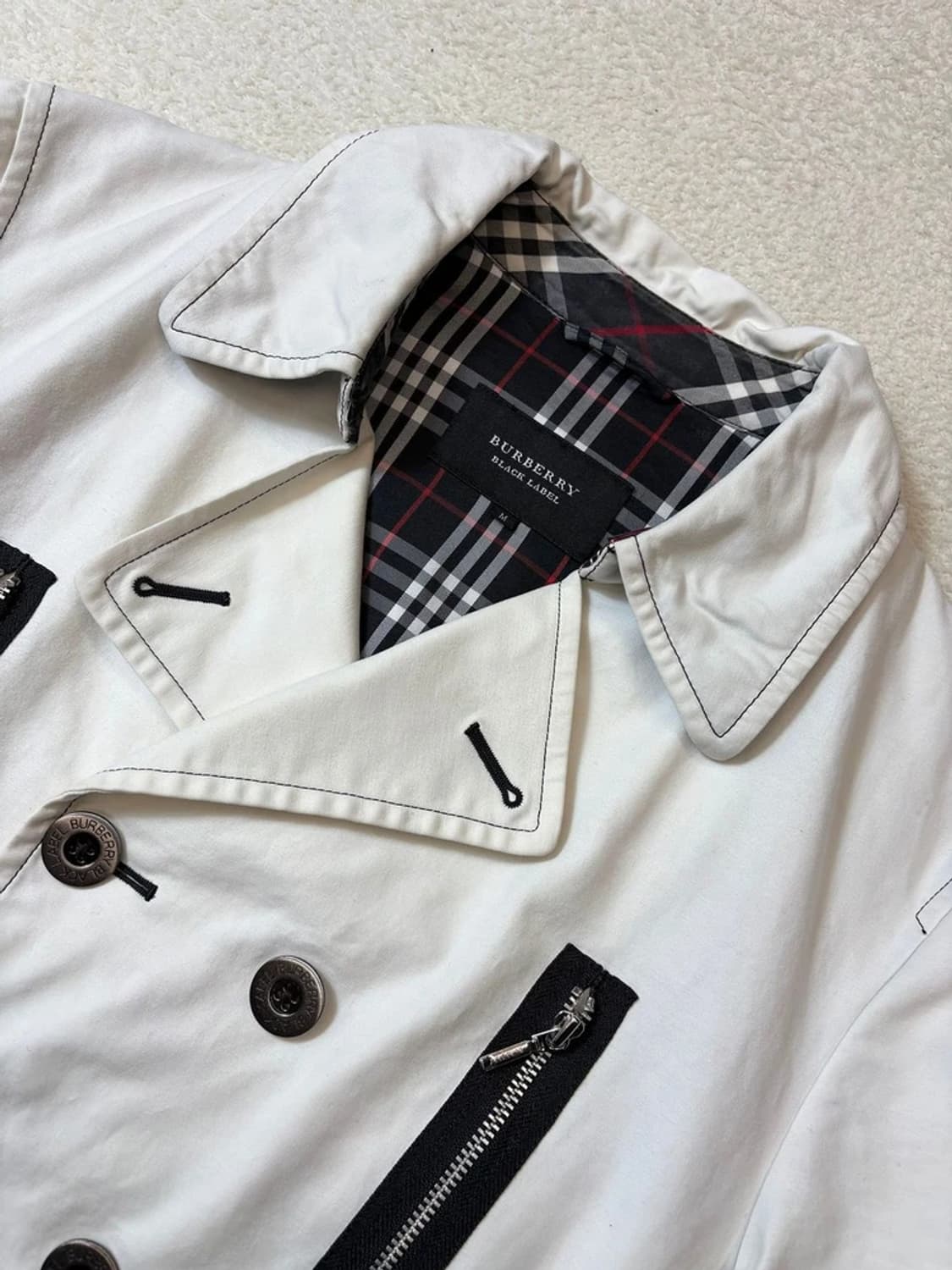 버버리 블랙라벨 00's 더블 브레스티드 자켓 PN6262 상품이미지3