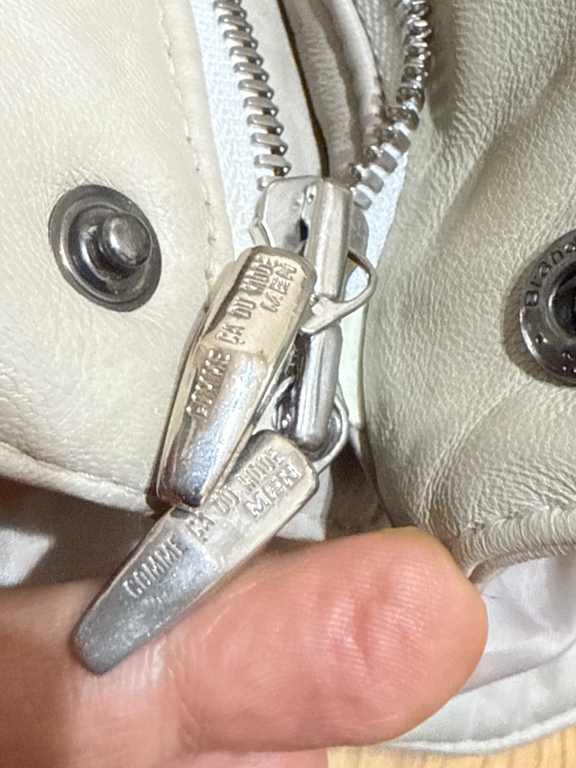 COMME CA DU MODE  MEN  양가죽 덕다운 자켓 상품이미지4