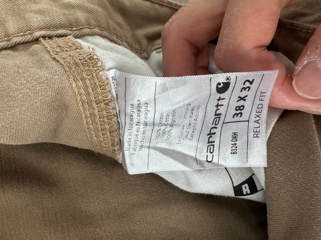 칼하트(Carhartt) B324 릴렉스드핏 트월 워크 팬츠 상품이미지5