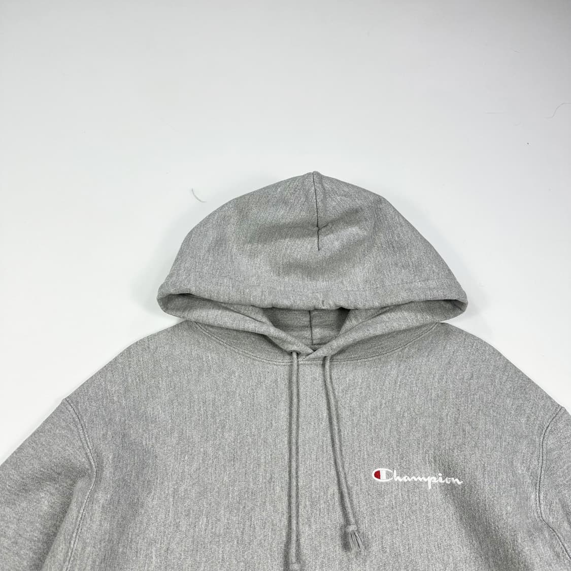 챔피온 리버스위브 그레이 헤비 코튼 후드티 (실측 XL) 상품이미지1