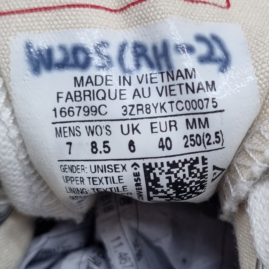 컨버스 런스타하이크 화이트 하이탑250 상품이미지6