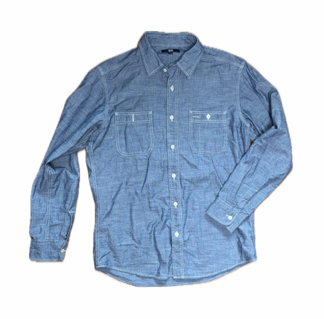 유니클로 샴브레이 셔츠 상품이미지3