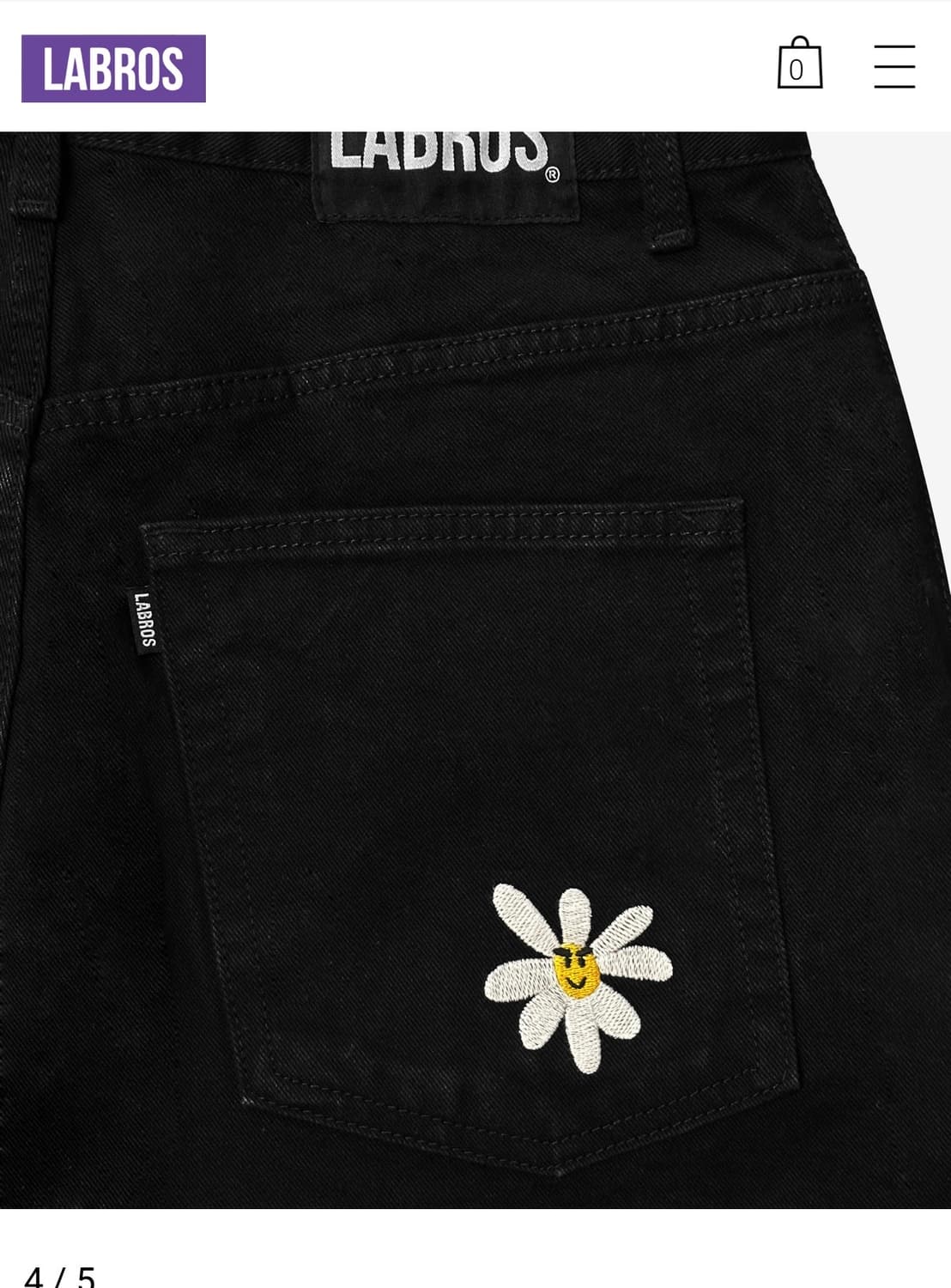 Labros smart daisy baggy jeans  상품이미지1