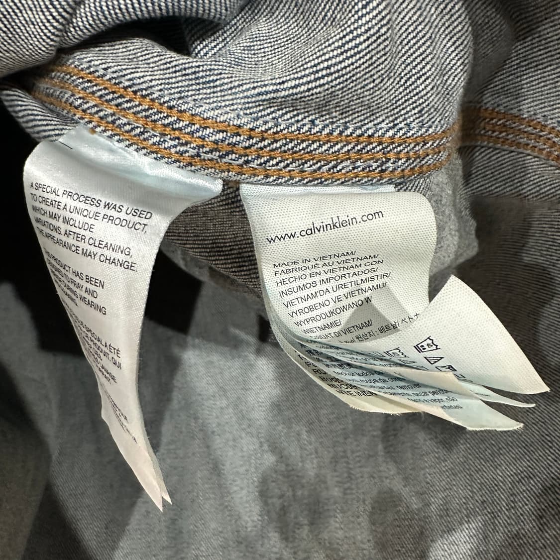 CK 캘빈클라인 데님 청남방 L 상품이미지5